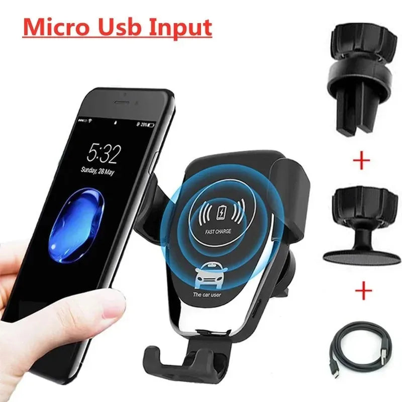 30W Wireless Fast Charger Car Mount Air Vent Mobile Phone Holder Charging Stand For IPhone 14 13 12 11 Pro Max Xiaomi Samsung