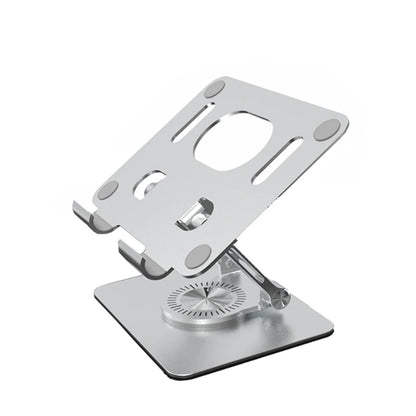 360 Foldable Mobile Phone Holder 360 Degree Rotating Hollowed Tablet Riser Anti Slip Tablet Holder Height Adjustable 