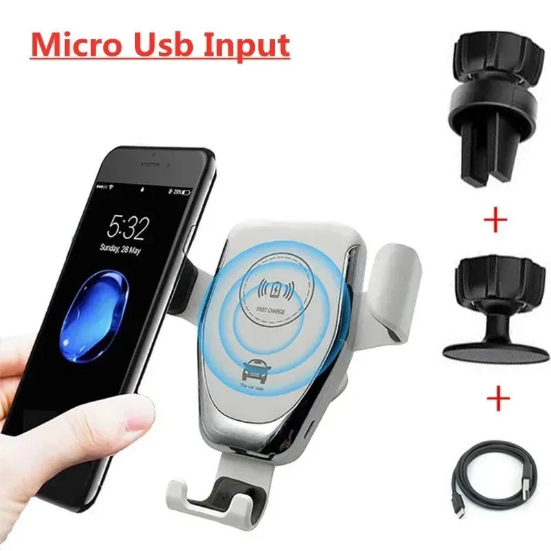 30W Wireless Fast Charger Car Mount Air Vent Mobile Phone Holder Charging Stand For IPhone 14 13 12 11 Pro Max Xiaomi Samsung